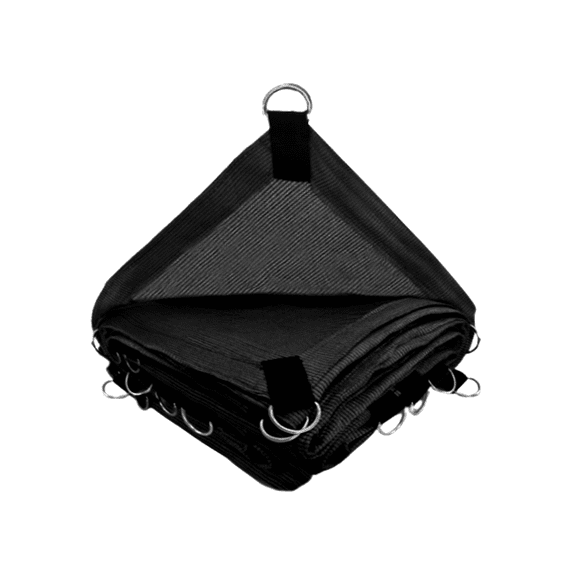 Malla SOMBRA 4x5 M 90% NEGRO Hanlob Producto Oficial