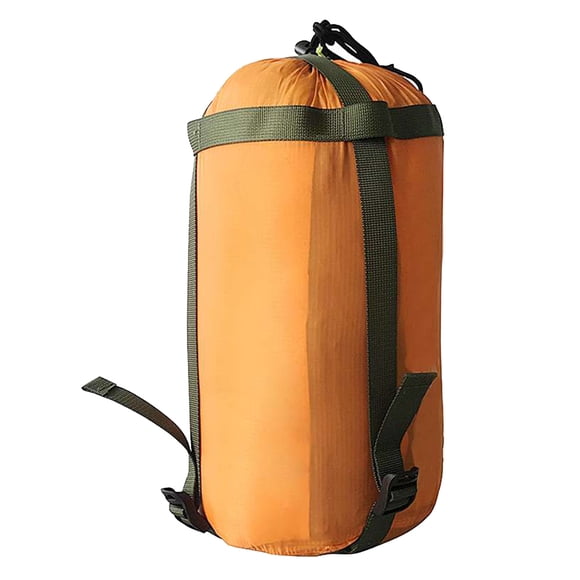 Paquete de dormir Material de compresión almacenamiento Bolsa naranja