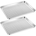 thumbnail image 1 of 2pcs Toast Baking Tray Cookie Baking Sheet Nonstick Baking Sheet Pan Oven Baking Tray, 1 of 6