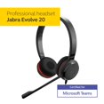 thumbnail image 2 of Audífonos Jabra Evolve 20SE MS Estéreo USB con Jack, 2 of 6