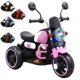 thumbnail image 1 of Moto Montable Eléctrica Retro Para Niños 3 Ruedas 6V Bluetooth Luces Música Desde 3 Años Hasta 25 Kg, 1 of 7