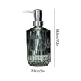 thumbnail image 3 of CaiYueKe Glass Soap Dispenser with Rust Proof Pump, Refillable Kitchen Soap Dispenser for Dish Soap, Soap Dispenser Bathroom for Hand soap, Lotion, Body Wash, 3 of 7