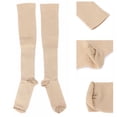thumbnail image 1 of Calcetines De Presión, Meticuloso Workmanshi Medias De Compresión De Textura Fina Y Ligera Que No Muelen Los Pies Nylon Para Deportes Al Aire Libre Para Hombres Para Mujeres Para, 1 of 7