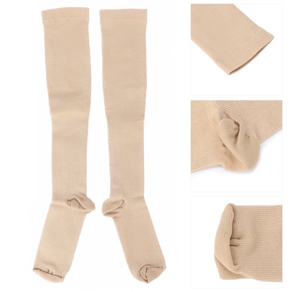 Calcetines De Presión, Meticuloso Workmanshi Medias De Compresión De Textura Fina Y Ligera Que No Muelen Los Pies Nylon Para Deportes Al Aire Libre Para Hombres Para Mujeres Para