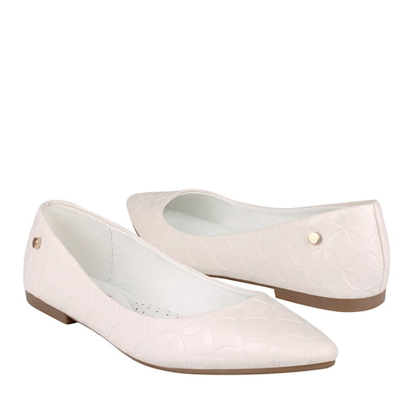 ZAPATOS CASUALES DAMA STYLO 15602 SIMIPIEL BLANCO