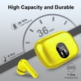 thumbnail image 4 of Audífonos Inalámbricos, Audífonos Bluetooth 5.4 Estéreo de Bajos, Audífonos con Micrófono con Cancelación de Ruido y Pantalla LED, 36H de Reproducción Audífonos Intrauditivos, Audífonos Deportivos Im, 4 of 7