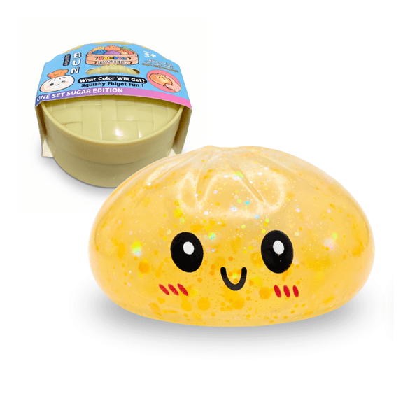 Squishy Dumpling Juguete Antiestres Fidget Tamaño Mediano Brilloso Sorpresa