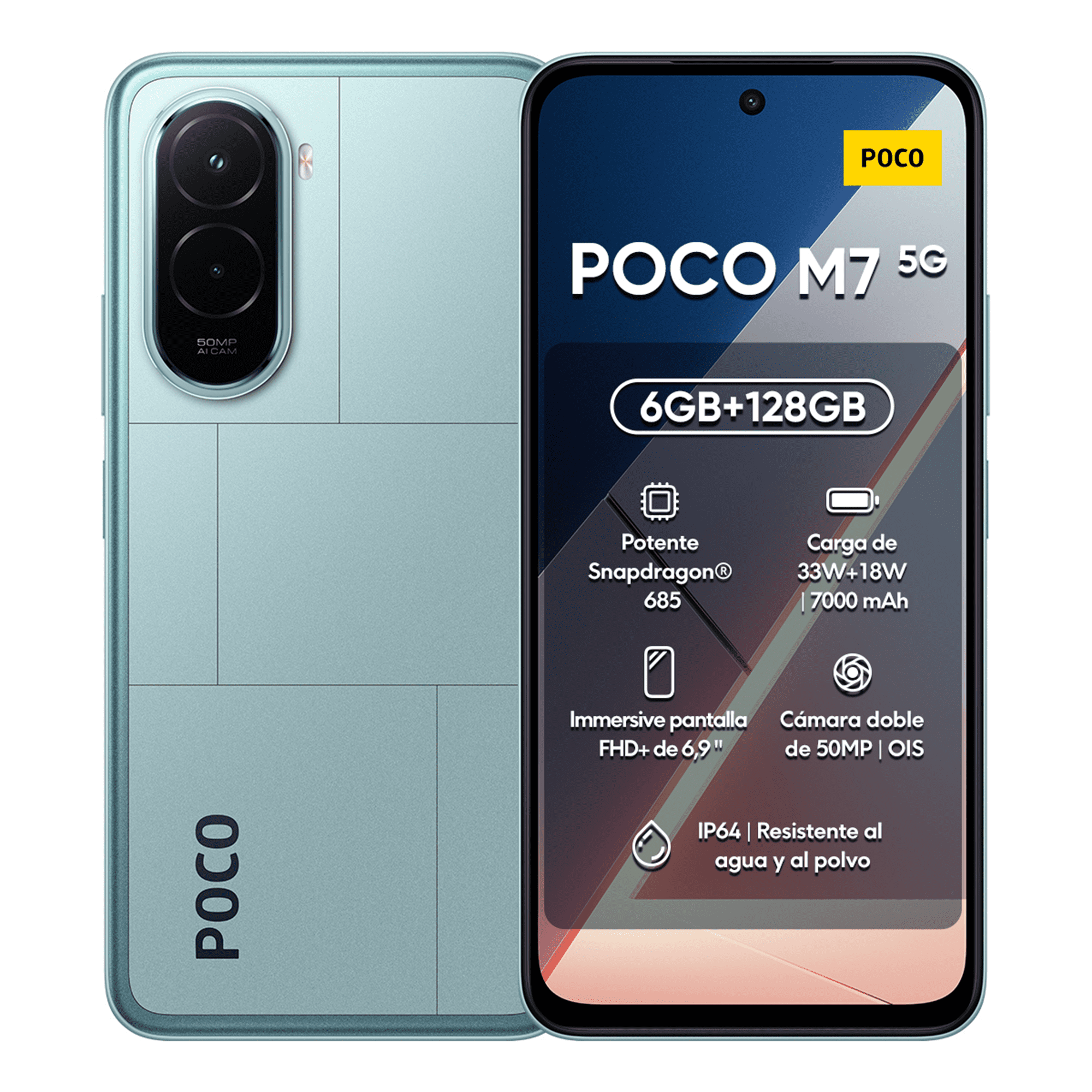 Celular Xiaomi POCO M7 6 GB Ram 128 GB Rom Dual Sim Azul | Walmart