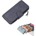 thumbnail image 1 of Cartera popular, Carteras populares para mujeres, Carteras múltiples retro glamorosas, Múltiples ranuras para tarjetas, Gran capacidad, 1 of 7