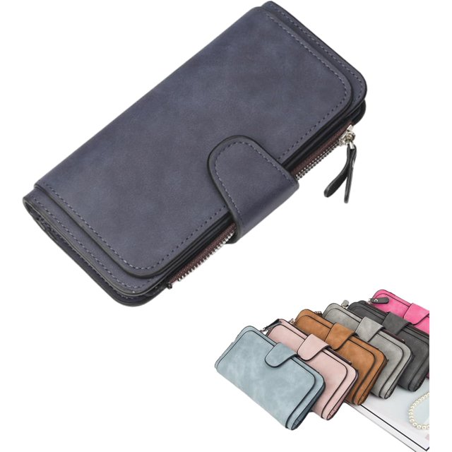 Cartera popular, Carteras populares para mujeres, Carteras múltiples retro glamorosas, Múltiples ranuras para tarjetas, Gran capacidad