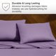 thumbnail image 5 of Juego de fundas de almohada Bare Home cierre tipo sobre colección Premium 1800 tamaño Queen lavanda 2 unidades, 5 of 6