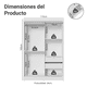 thumbnail image 3 of Ropero Closet Madesa Luke 2 Puertas Corredizas Blanco Madesa Luke, 3 of 15