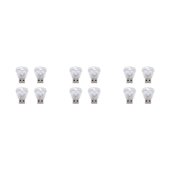 Luz Ambiental Mini USB Sidaley 4 Piezas Iluminación Decorativa Plug Play
