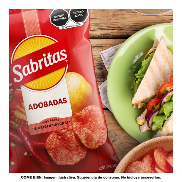 Imagen 4 de Papas fritas Sabritas adobadas 160 g