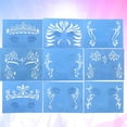 thumbnail image 3 of Plantillas de pintura facial de 9 piezas para decoraciones de Halloween, 3 of 3