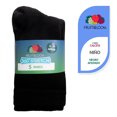 thumbnail image 1 of Set de calcetas Fruit of the loom Para Niño Afelpado Anatómico Negro 5 Pares Talla CH, 1 of 4