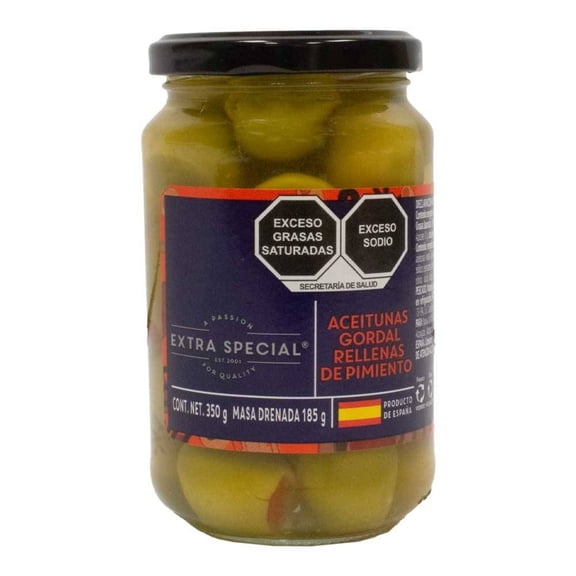 Aceitunas gordal Extra Special rellenas de pimiento 350 g