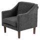 thumbnail image 2 of Sillón Milton 1 Plaza Gris Carbón, 2 of 9
