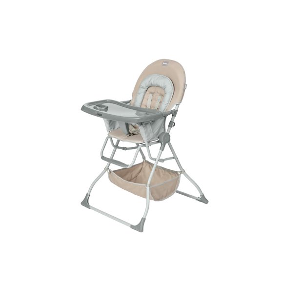 Kirko Silla Alta Bebé EasyGo High Chair, Ligera Y Compacta (Beige)