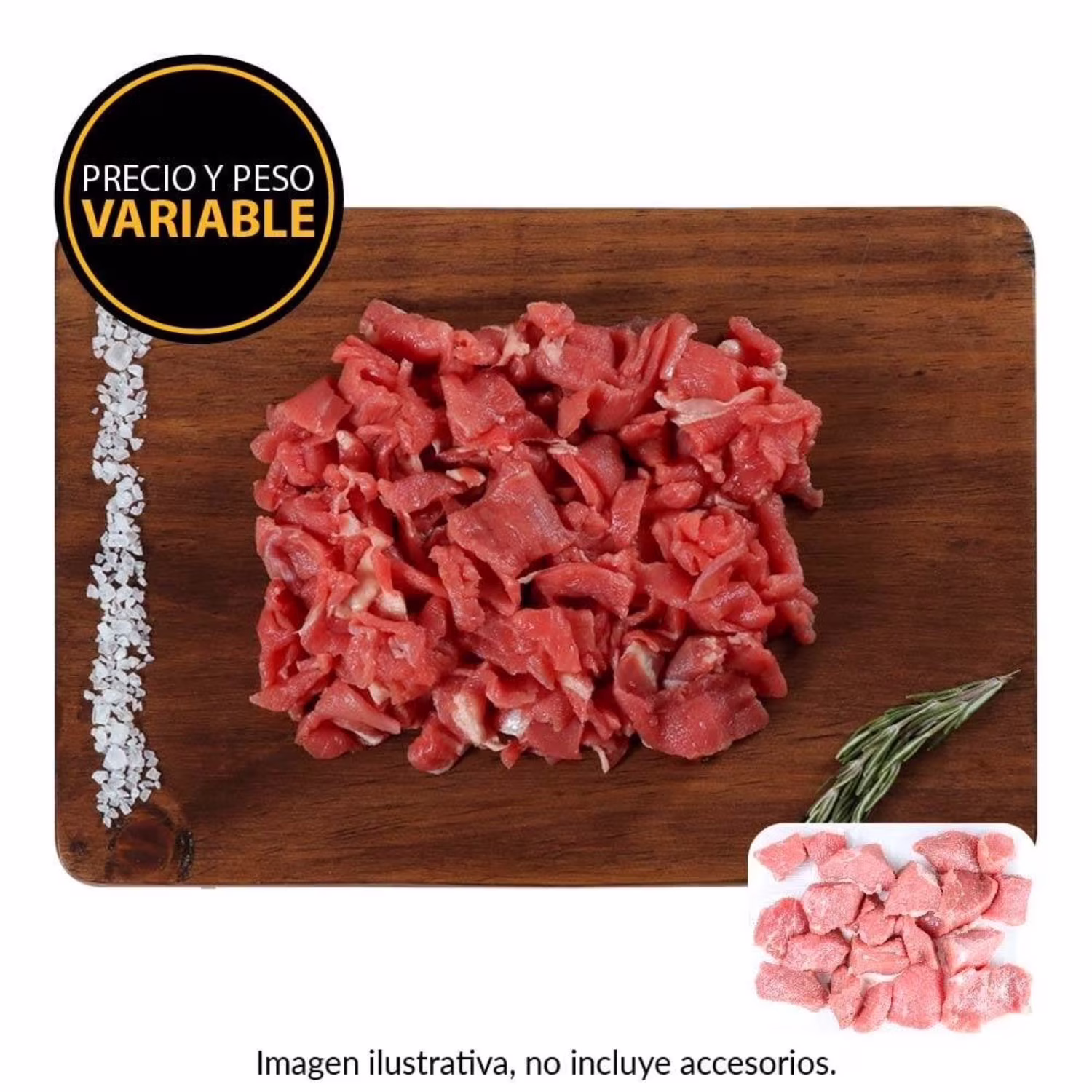 thumbnail image 2 of Carne de Res para Tacos por kg Peso Aprox. por Charola 600 a 700 g, 2 of 6
