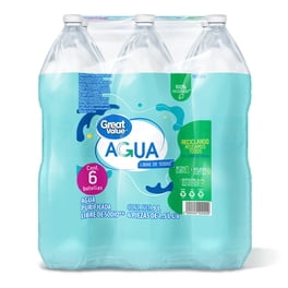 Agua natural Great Value 6 pack de 1.5 l c/u