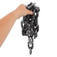 thumbnail image 2 of FELTECHELECTR Cadenas de Halloween: Cadena de prisión falsa de plástico, accesorio para casa embrujada, decoración para fiesta de Halloween, carnaval, cosplay, 151,5 cm, 2 of 6