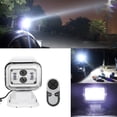 thumbnail image 4 of Lámpara de trabajo impermeable del reflector del control remoto blanco de la luz LED 60W para el yate del coche SUV, 4 of 10