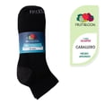 thumbnail image 1 of Calcetas Fruit Of The Loom para Hombre, Quarter Afelpado y Anatómico 5 Pares Negro Unitalla, 1 of 4