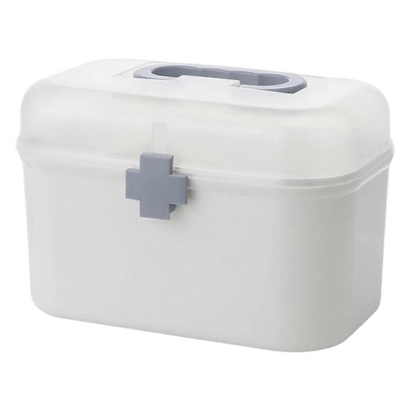 Family, Office, Travel - Emergency Medical Kit Organizer White