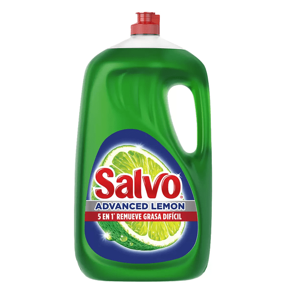 Salvo Advanced Lemon Detergente Líquido para Trastes 2.6 lts