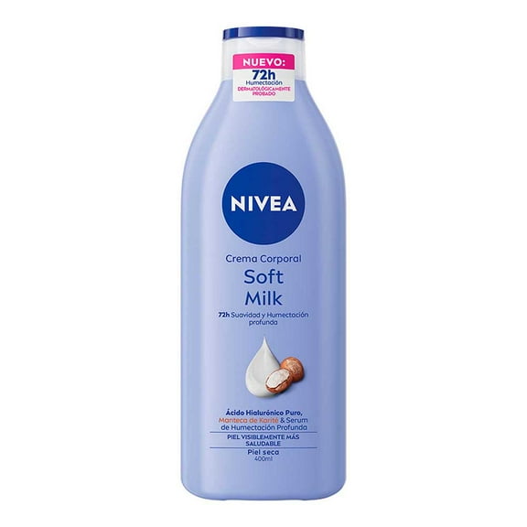 Crema corporal Nivea Soft Milk 400 ml