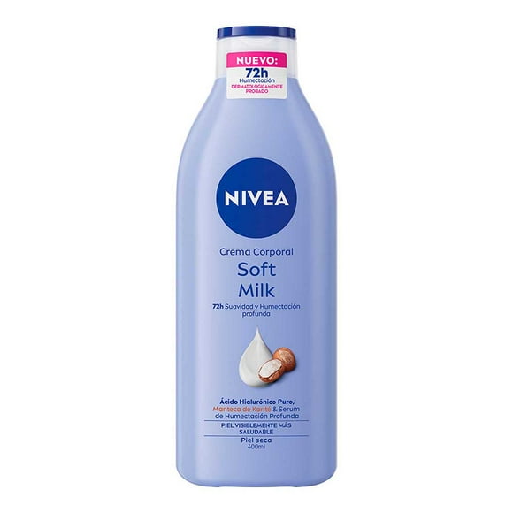 Crema corporal Nivea Soft Milk 400 ml