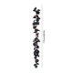 thumbnail image 3 of Guirnalda de hojas de arce artificiales negras con calabaza de ratán y bayas para decoración de chimenea y ventana de Halloween, 3 of 6