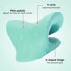 thumbnail image 4 of Dispositivo De Tracción Cervical, Relajante Muscular Ergonómico, Soporte Relajante Para Cuello Y Hombros Para Uso Doméstico, 4 of 7