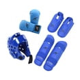 thumbnail image 2 of Equipo de entrenamiento de taekwondo, guantes, equipo de boxeo, casco de boxeo Azul S, 2 of 9