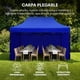 thumbnail image 2 of Carpa Toldo Plegable Cubierta Alta Paredes 3x4 Lona Exterior, 2 of 7