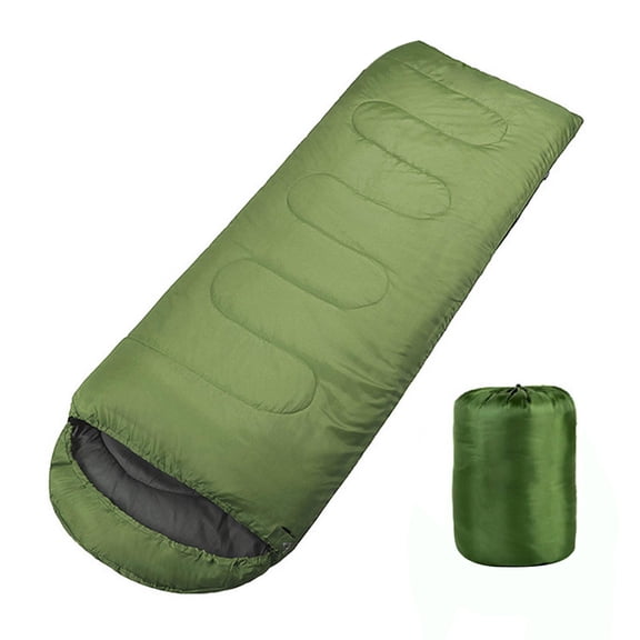 Saco de dormir impermeable para acampar, mantas para senderismo y actividades al aire libre (verde oliva)