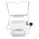 thumbnail image 3 of Box de sugerencia Box de votación Gran capacidad Recolección de Opinión Case de donación de la recolección de tarjetas de presentación para la tienda Transparente, 3 of 7