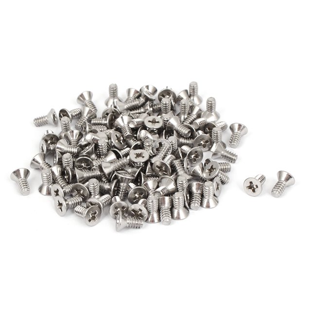 Tornillos de cabeza plana avellanada Phillips de 6#-32*5/16" 100 piezas