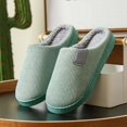 thumbnail image 4 of Pantuflas de algodón para uso doméstico | Zapatillas cálidas para parejas | Zapatos sin cordones para caminar, tanto para mujeres como para hombres, 4 of 4