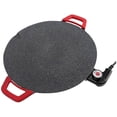 thumbnail image 1 of Electric Griddle - Smokeless Electric BBQ Grill Baking Trays, Nonstick Cooking Griddle Pan Pancake M, 1 of 5