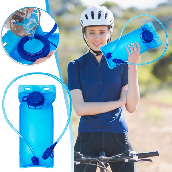Xihbxyly Bolsa de Hidratación de 2 L, Depósito de Agua Hermético Sin Bpa, Funda Aislante para Controlar La Temperatura, Diseño Militar Duradero, Ideal para Senderismo, Camping y Running, Tamaño 35 X