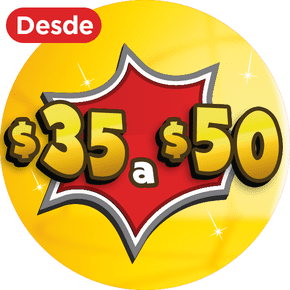 Hasta $50
