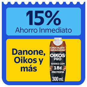 Ahorro Inmediato 15% Danone, Oikos y más