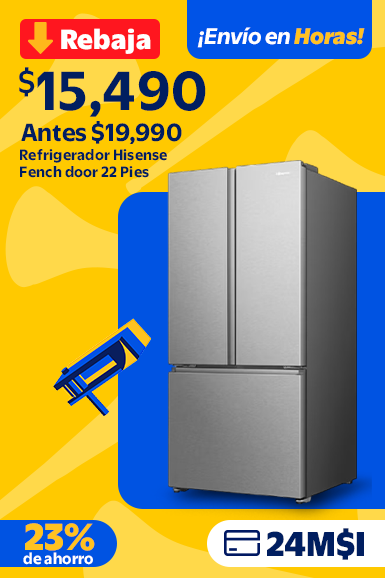 Refrigerador Hisense Fench door 22 Pies