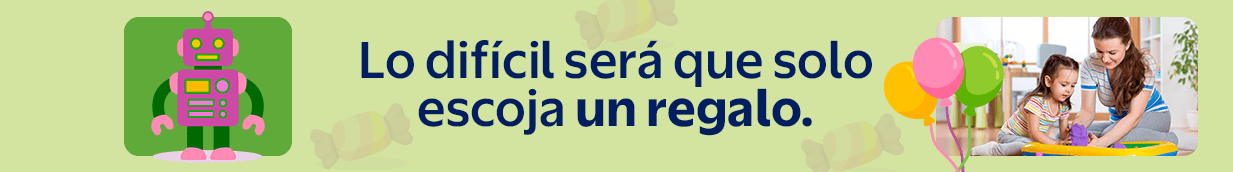 Lo difícil será que solo escoja un regalo.