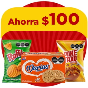 en Galletas y Botanas. Por cada $400