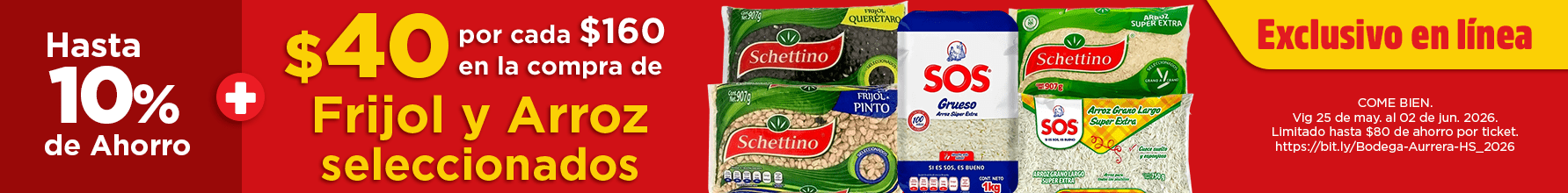 Schettino Arroz y Frijol