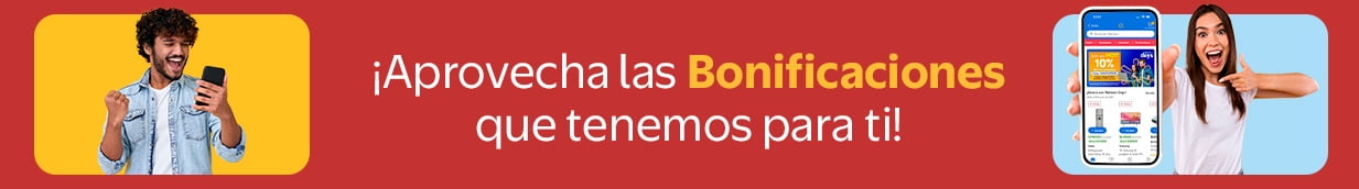 ¡Aprovecha las Bonificaciones que tenemos para ti!