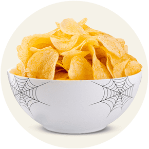 halloween botanas